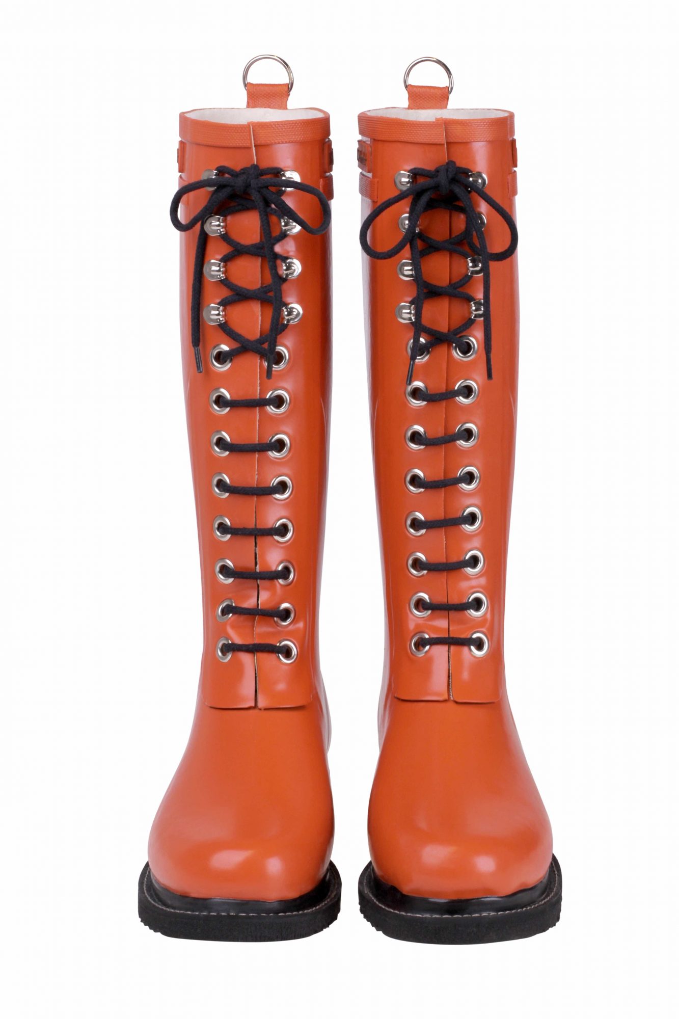 Ilse Jacobsen Rub1 Tall Laced Rubberboot | Walk The Storm
