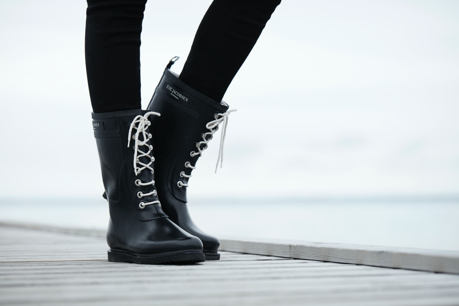 Ilse Jacobsen Rub15 3/4 Length Laced Rubberboot | Walk The Storm