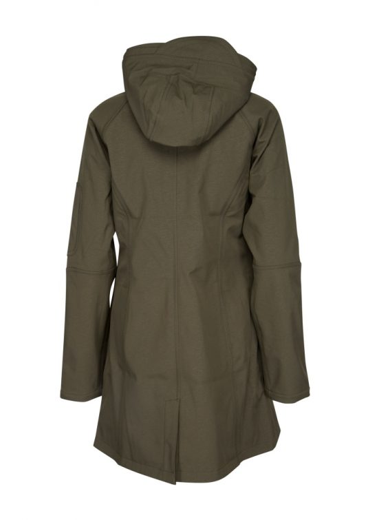 Ilse Jacobsen Rain37 Soft Shell Raincoat Army Green
