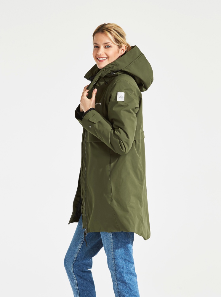 Didriksons Helle Insulated Waterproof Parka Raincoat | Walk The Storm