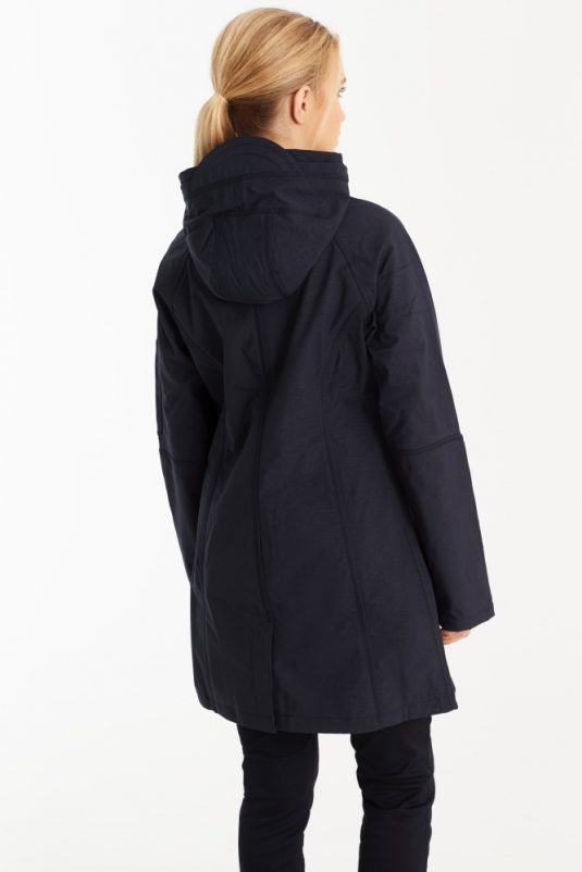 Ilse Jacobsen Soft Shell Raincoat Rain37 Black Indigo