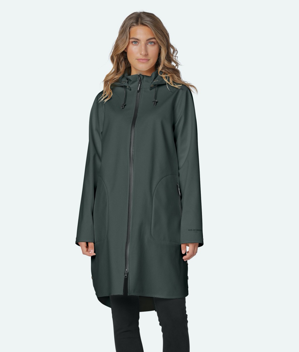 Ilse Jacobsen Rain128 Soft Shell Raincoat (2023 Autumn/Winter Season ...