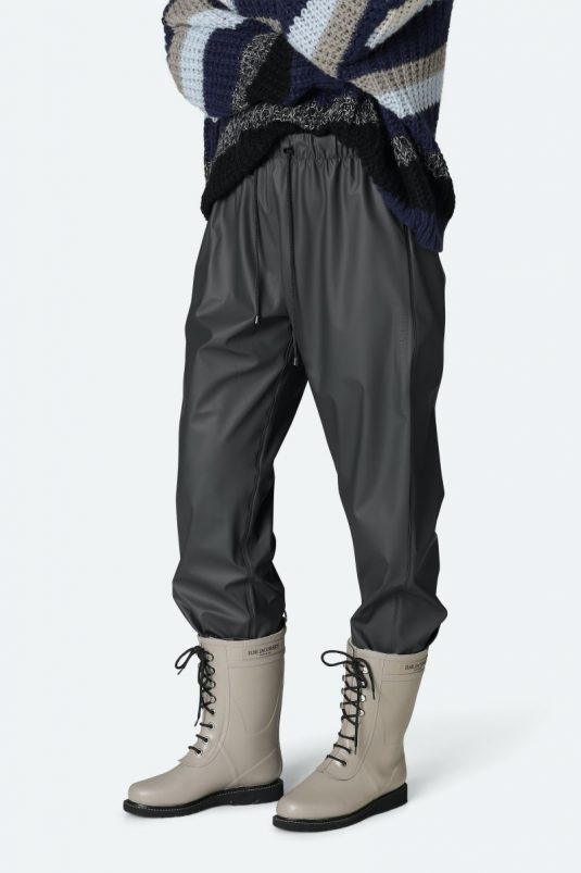 Ilse Jacobsen Rain144 rain trousers waterproof overtrousers dark shadow