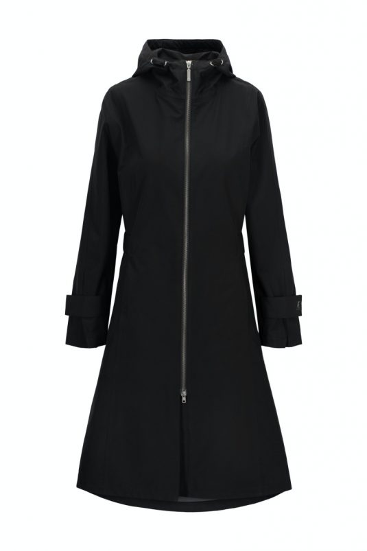AE Rainwear Aarhus Beige Black Lightweight Waterproof Breathable Ladies Raincoat