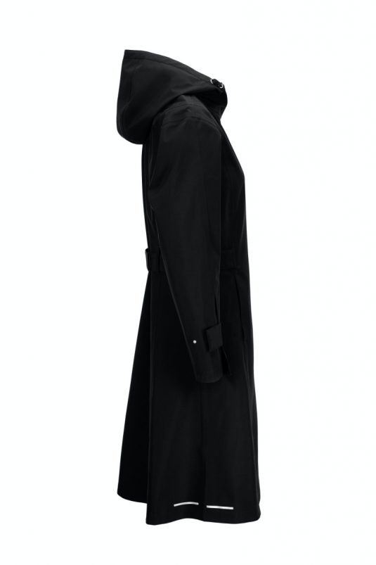 AE Rainwear Aarhus Beige Black Lightweight Waterproof Breathable Ladies Raincoat