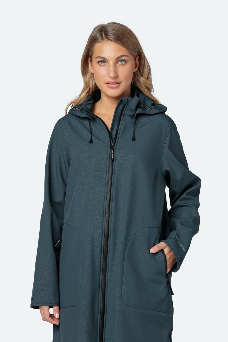 Top Selling Products ILSE JACOBSEN Womens Raincoat Blue Fast Shipping ...