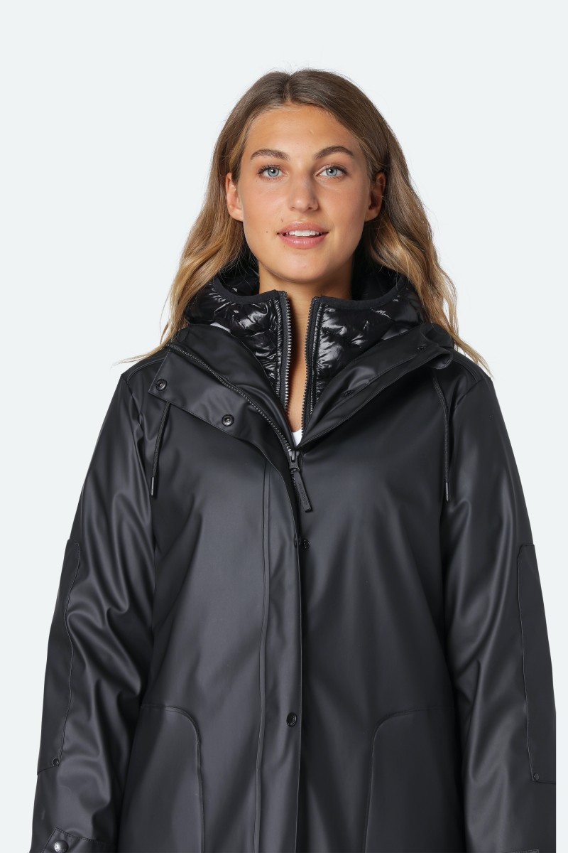 Ilse Jacobsen Rain153 ‘3 in 1’ Lined Long Raincoat | Walk The Storm