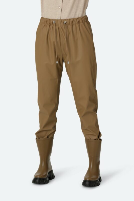 Ilse Jacobsen Rain144 waterproof trousers rainwear rain trousers storm protection otter brown