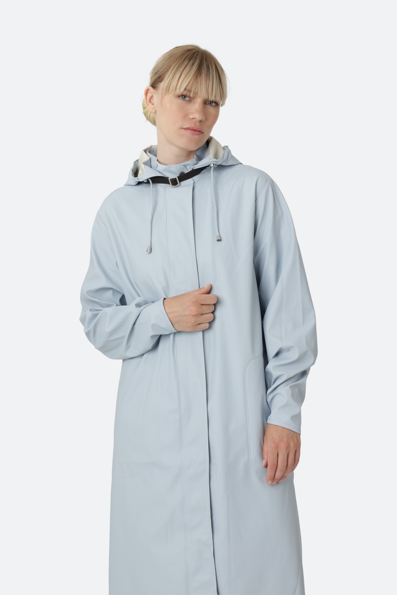 Ilse Jacobsen Rain71L Long A-line Raincoat | Walk The Storm