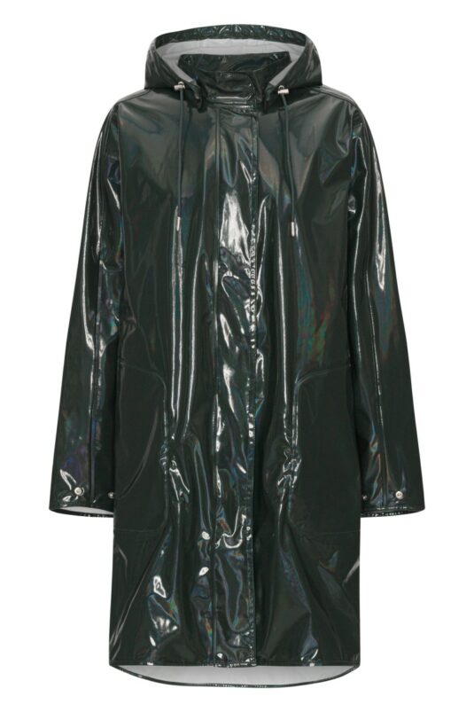 Ilse Jacobsen Raincoat Glossy line Rain71 shiny rainwear storm coat waterproof downpour rain beautiful coat